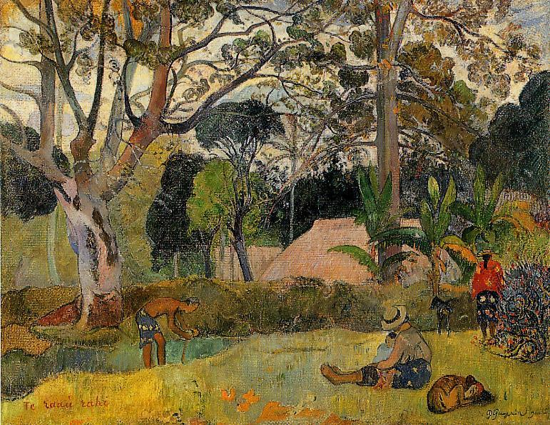The Big Tree - Paul Gauguin Painting